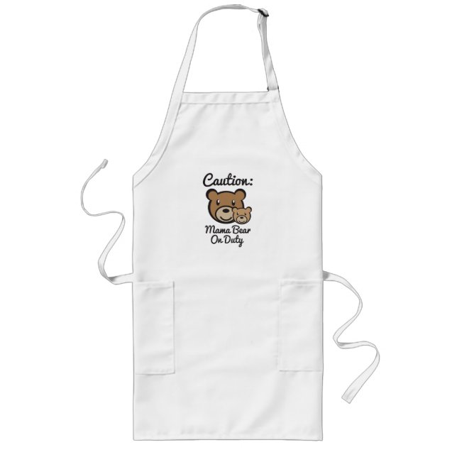 Mama Bear - Long Apron (Front)