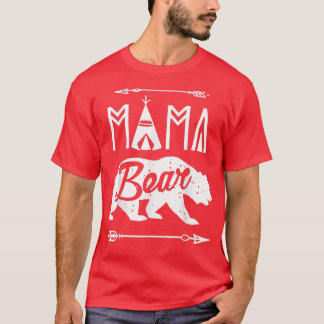 Mama Bear Lover Hunting Bear Mother Mother's Day  T-Shirt