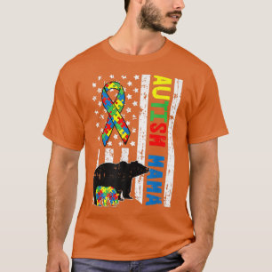 Mama Bear Matching Family Autism Awareness Premium T-Shirt