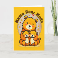 Mama Bear Mode – Cute Mother Bear Illustration
