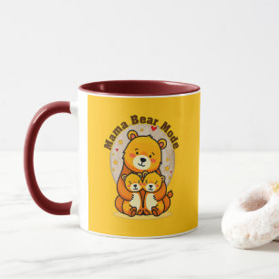 Mama Bear Mode – Cute Mother Bear Illustration Mug