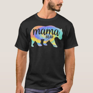 Mama Bear Momma Bear Mamma Bear Cute Mum Life TieD T-Shirt