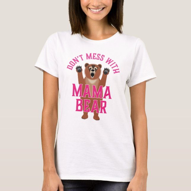 Mama Bear Mothers Day T-Shirt (Front)