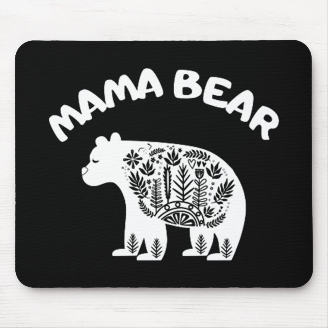 Mama Bear Mouse Mat (Front)
