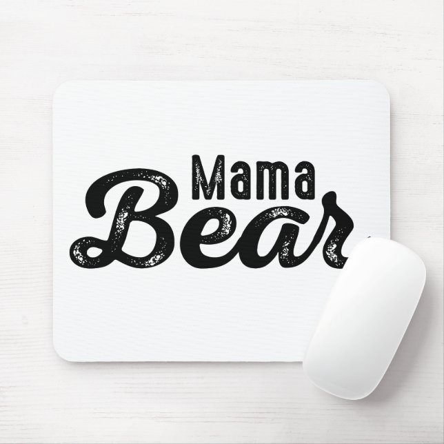 Mama Bear Mouse Mat (With Mouse)