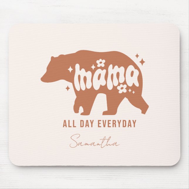 Mama Bear Mouse Mat (Front)