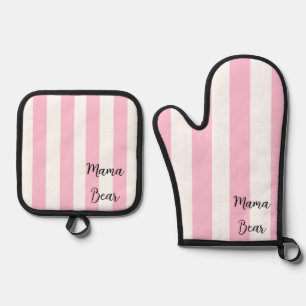 mama bear oven mitt perfect for a mum & pot holder set