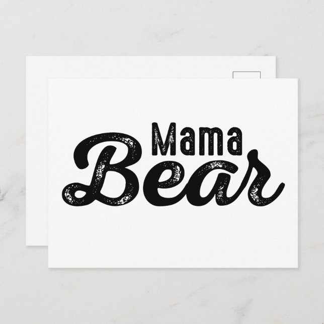 Mama Bear Postcard (Front/Back)