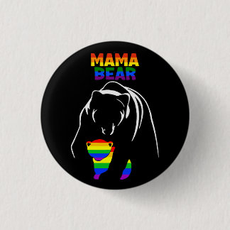 Mama Bear Pride 3 Cm Round Badge