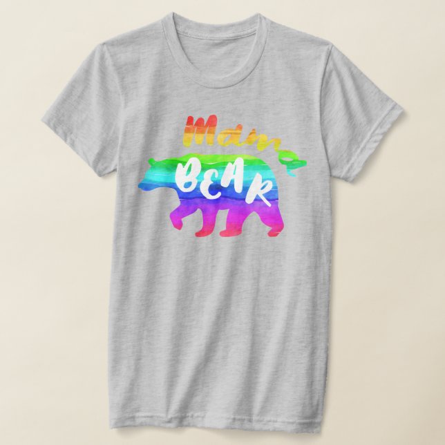 Mama Bear Pride T-Shirt (Laydown)