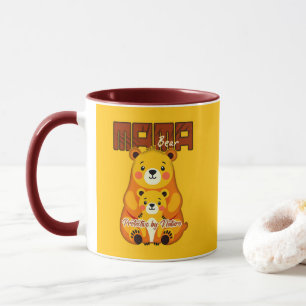 Mama Bear Protective Love – Cute Mother Bear Desig Mug
