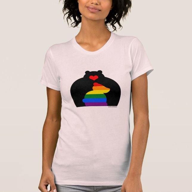 Mama Bear Rainbow Tee (Front)