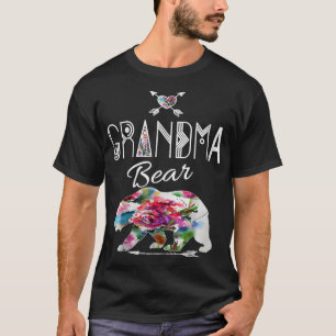 Mama Bear Retro Grandma Bear Family Decor  T-Shirt