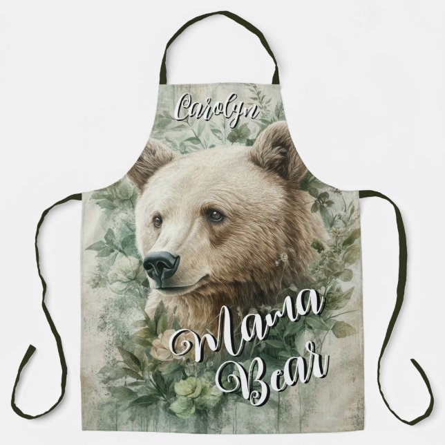 Mama Bear’s Cosy Kitchen Apron (Front)