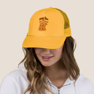 Mama Bear Strong and Soft – Cute Motherhood Design Trucker Hat