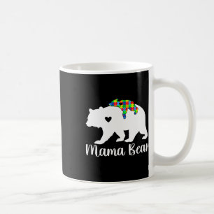 Mama Bear Support Autism Awareness Month Family Ma Coffee Mug