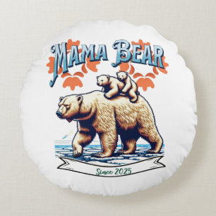 Mama Bear Throw Pillow   Cosy & Cute Home Decor 