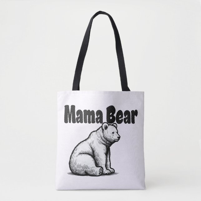 Mama Bear  Tote Bag (Front)
