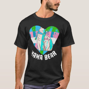 Mama Bear Trans Pride LGBTQ T Shirt