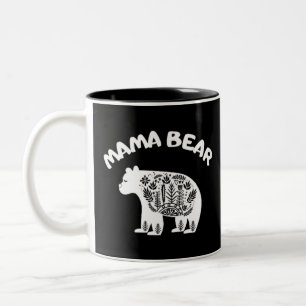 Mama Bear Two-Tone Coffee Mug