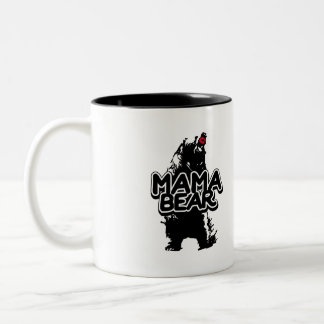 mama bear Two-Tone coffee mug