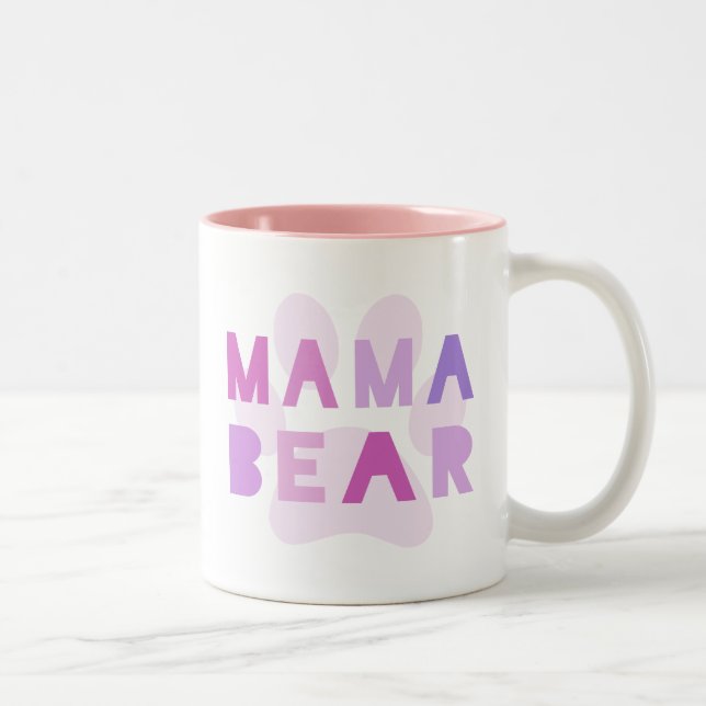 Mama bear Two-Tone coffee mug (Right)