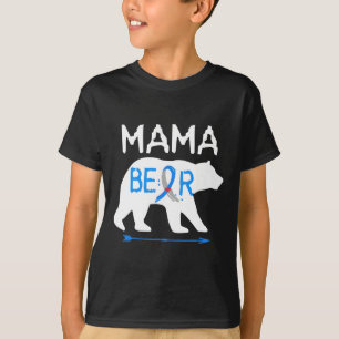Mama Bear Type One Diabetes Awareness T-Shirt