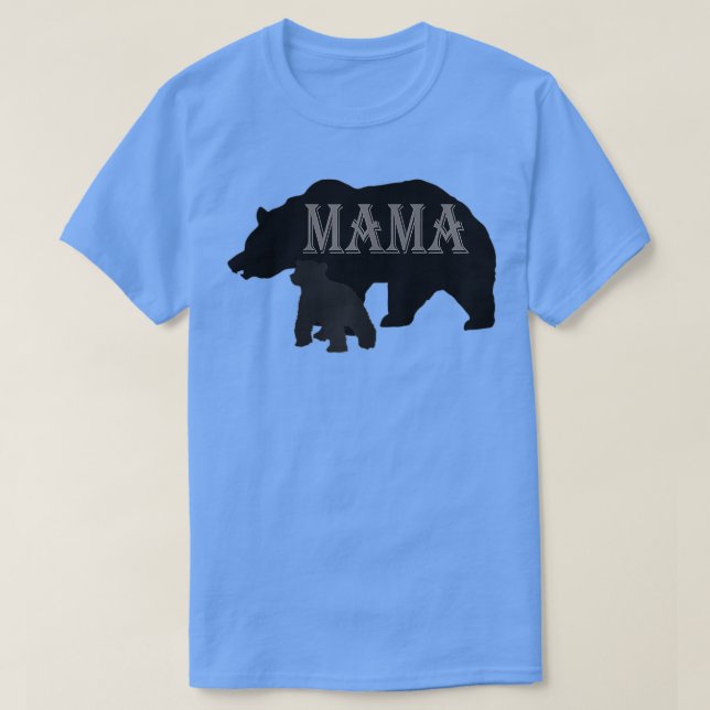 Mama Bear with Cub  T-Shirt (Design Front)