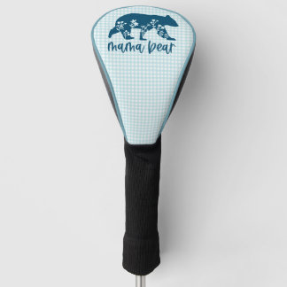 Mama Bear with Flowers Mother's Day Golf Head Cover