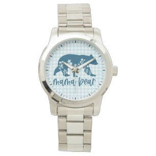 Mama Bear with Flowers Mother's Day Watch
