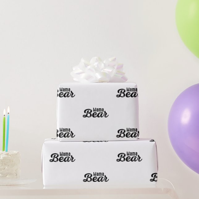 Mama Bear Wrapping Paper (Party Gifts)