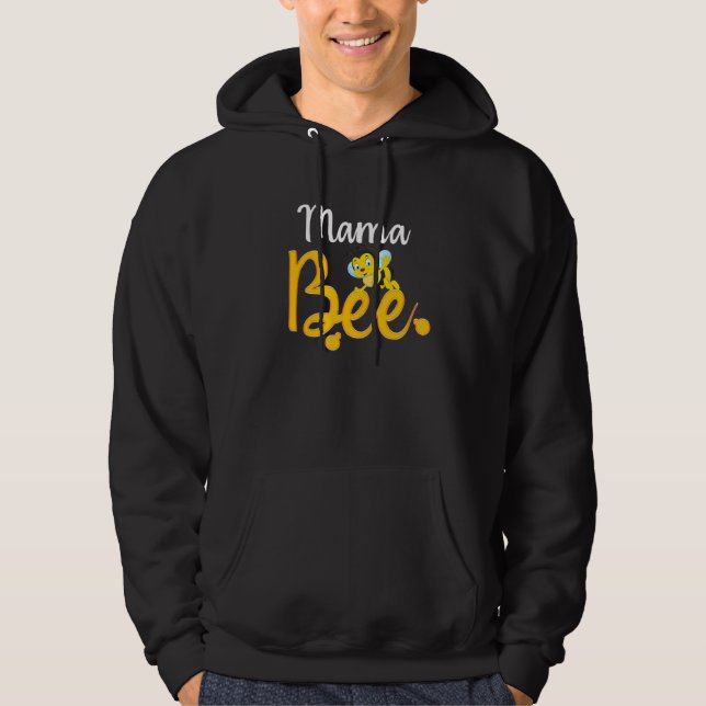 Mama Bee Matching Family First Bee Day Tees (Front)