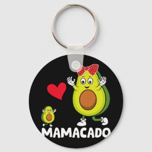 Mama Best Mum Avocado Mamacado Happy Mothers Day  Key Ring