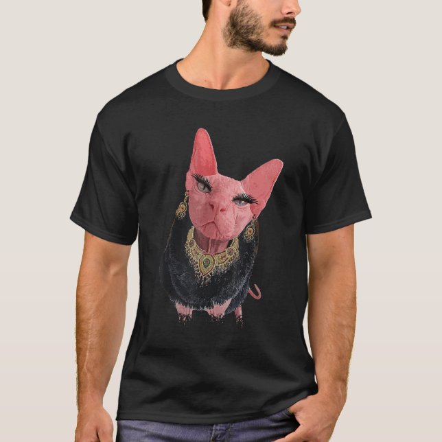 Mama Bingus My Beloved Hairless Sphinx Sphynx Cat  T-Shirt (Front)