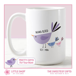 Mama Bird and Chicks Mother’s Day Coffee Mug