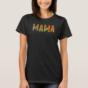 Mama Brick Builder  Blocks Master Builder T-Shirt