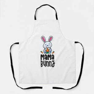 Mama Bunny Birthday Party Theme Easter Outfit Rabb Apron