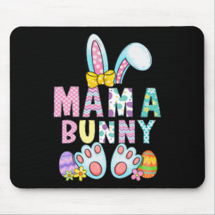 Mama Bunny Cute Easter Mum Bunny Rabbit Easter Day Mouse Mat