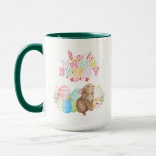MAMA Bunny Easter Group Eggs Hoppy Easter day Mug