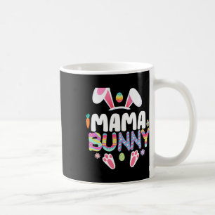 Mama Bunny Family Matching Easter Ears Bunny Women Coffee Mug