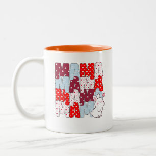 "MAMA" Bunny Love Stack Mug – Sweet Gift for Moms