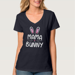 Mama Bunny Matching Family Easter Mum T-Shirt