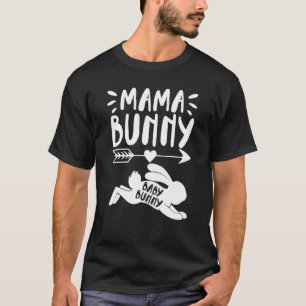 Mama Bunny Rabbit Mother Mommy Mom Easter T-Shirt