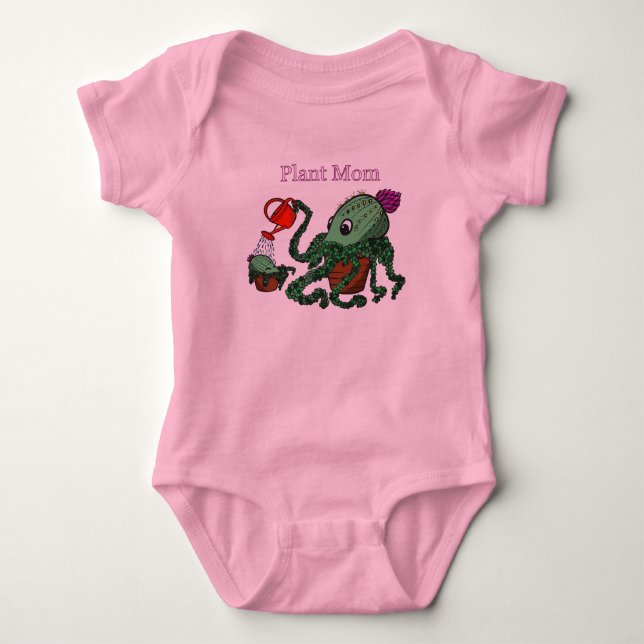 Mama Cactus Baby Bodysuit (Front)