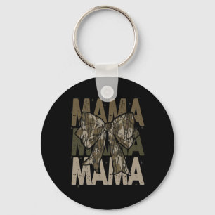 Mama Camo Coquette Bow Hunting For Mum Mama Key Ring