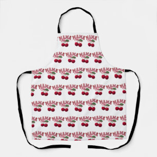 Mama Cherry Apron – Funny Kitchen Apron for Mum / 