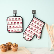 Mama Cherry Apron – Funny Kitchen Apron for Mum / 
