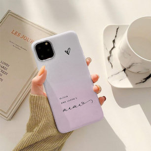 Mama Chic Script and Heart with Kids Names iPhone 14 Case