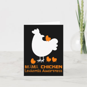 Mama Chicken Aml Leukaemia Awareness Card