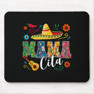 Mama Cita Cinco De Mayo Mexican Sombrero Guitar Ca Mouse Mat